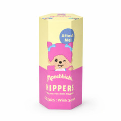 Monchhichi Hippers Colors: Wink Series – 1 Random Mini Figure