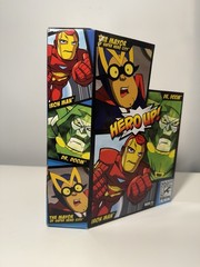 SDCC 2010 SUPER HERO SQUAD SHOW 3PACK – The Mayor (Stan Lee) Dr Doom Iron Man