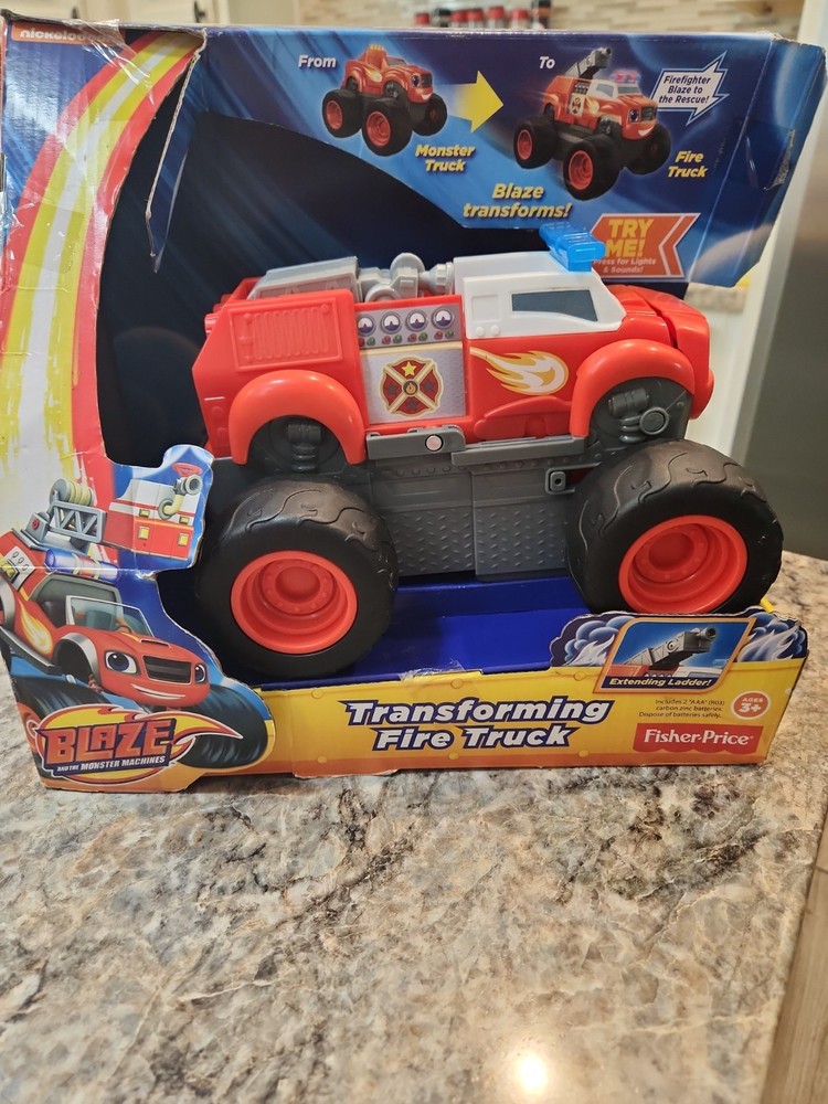 Mattel Blaze and the Monster Machines Transforming Fire Truck