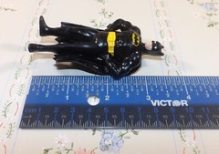 Vintage 1989 Applause Batman Figure DC Comics Superhero Toy 3.5” & 1991 In Car