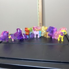 Hasbro My Little Pony 7 Mini Figure Set Mixed Lot Members-The Mane Six-Sparkle