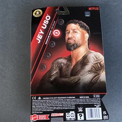 WWE RAW Netflix Jey Uso Wrestling Action Figure Bloodline Mattel Yeet
