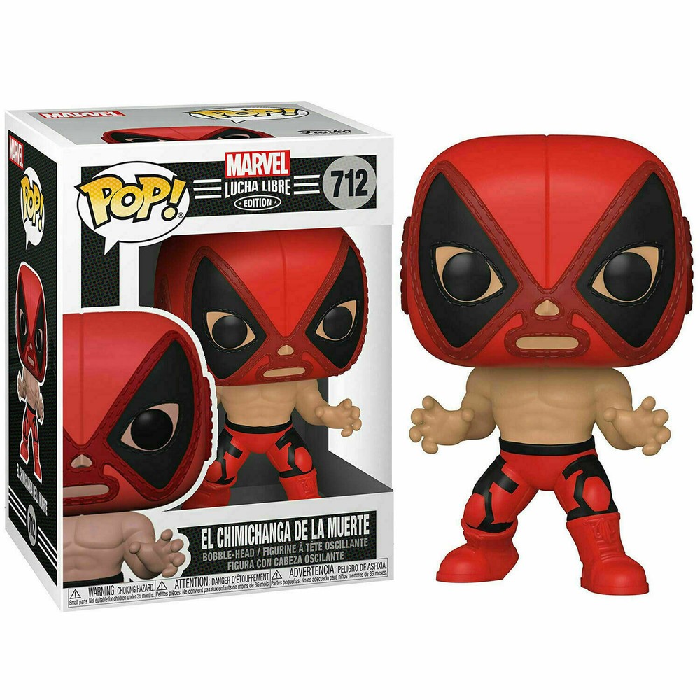 MARVEL LUCHADORES DEADPOOL 3.75″ POP VINYL FIGURE EL CHIMICHANGA DE LA MUERTE