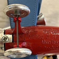 Polistil Poli Toys Disney Donald Duck Ww2 Diecast Metal Plane Vintage 60’s Italy