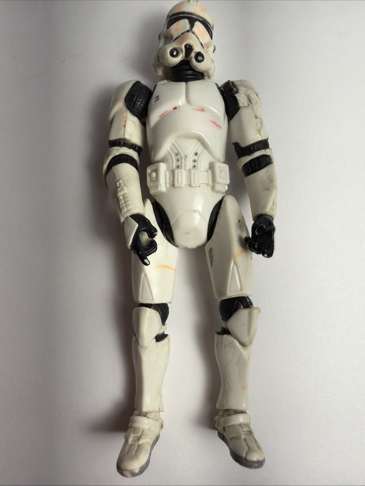 Star Wars Clone Trooper 3.75 inches Imperial Logo Hasbro 2004 *As Is*