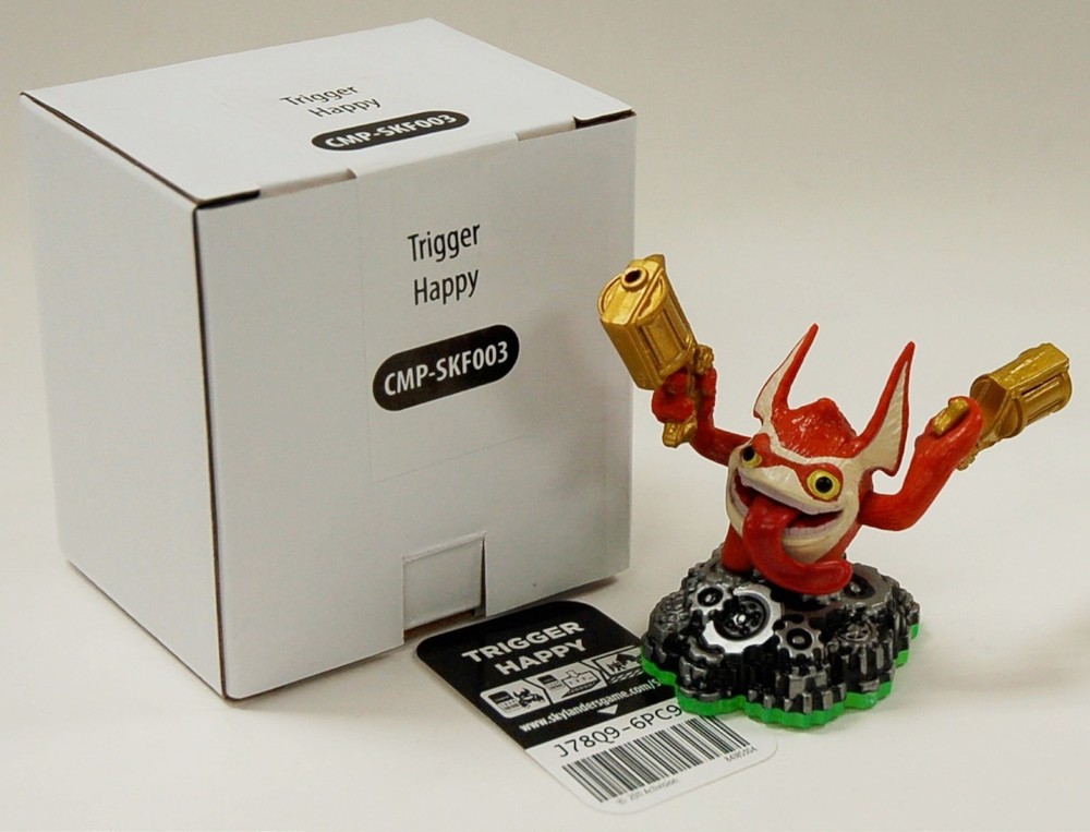Skylanders Spyro’s Adventure TRIGGER HAPPY Series 1 Figure/Code NEW in Box Wii-U