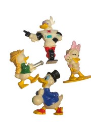 Vintage 1991 Kellogg’s Disney Duck Tales PVC Figures Complete Set of 4