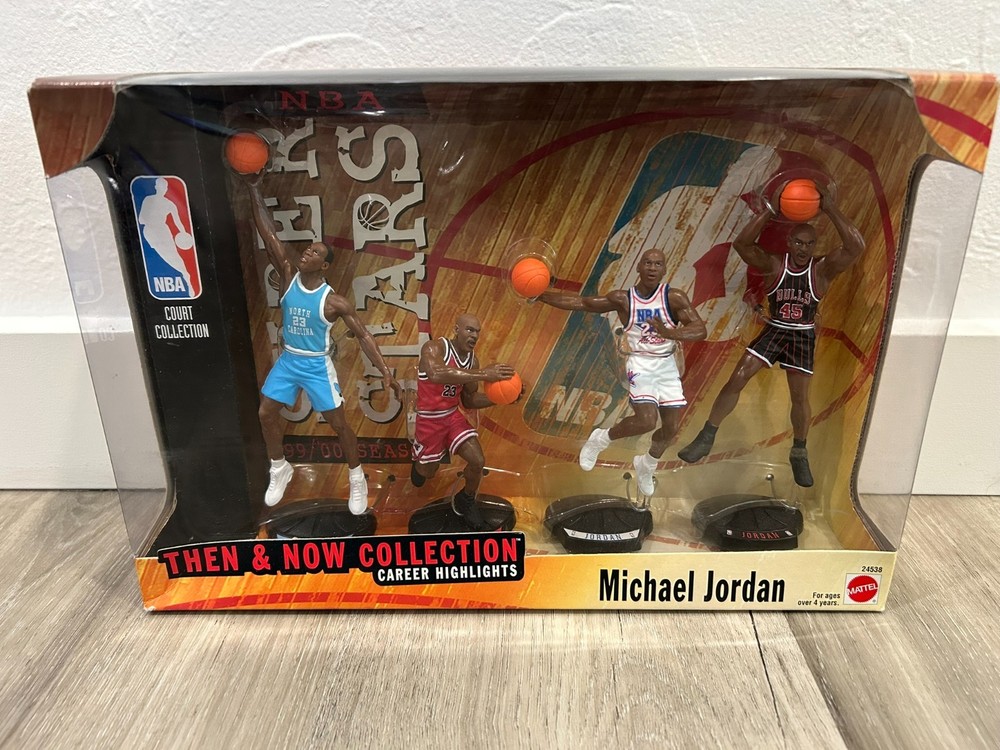 MATTEL Michael Jordan “Then And Now” Collection Figures 1999 NBA Chicago Bulls