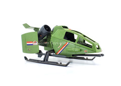 GI JOE COMANDOS EM ACAO JET-NAVE (SKY HAWK) 100% COMPLETE w/BOX BRAZIL ESTRELA