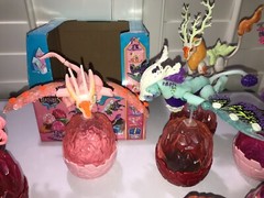 NEW Mattel Crystal Creatures Mystery Egg Slime Building SET-7X EGGS – SERIES 3
