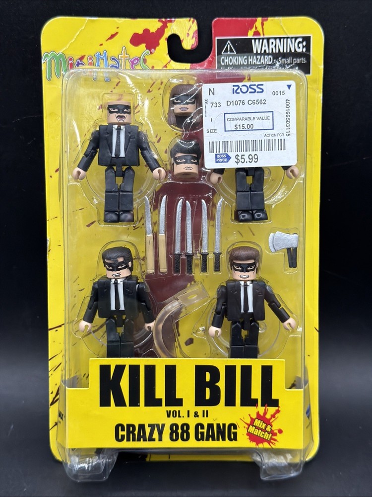 2014 MiniMates 4 Pack KILL BILL VOL I & II CRAZY 88 GANG Mix & Match