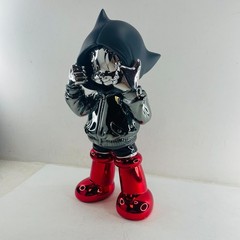 10″ Astro Boy Chrome Hoodie Action Figure Anime Cartoon Japan Figurine Toy USED