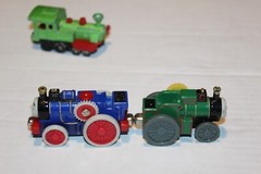 Lot Of 4 Engines Thomas The Train Die Cast Metal Plastic Magnetic Fergus Trevor