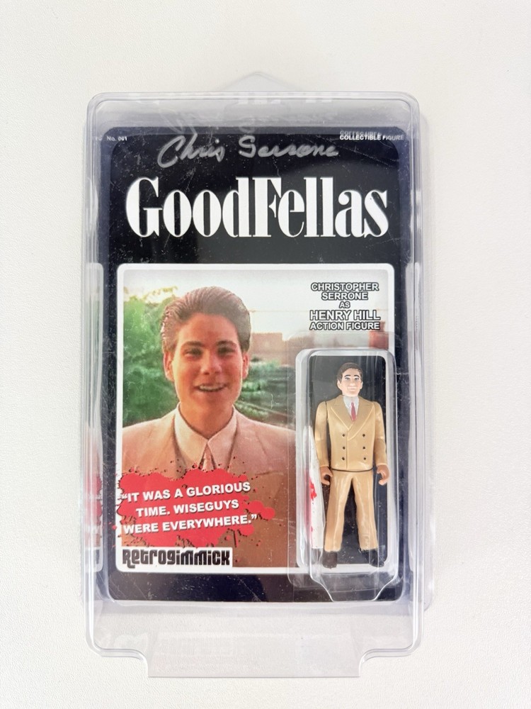 Goodfellas Henry Hill as a kid 1:18 scale signed by actor Christopher Serrone