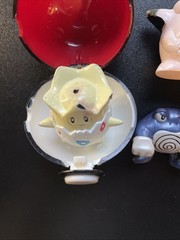Tomy Pokemon Clefairy Togipi Poliwrath Mini Figures 1999 Nintendo Pokeball Read