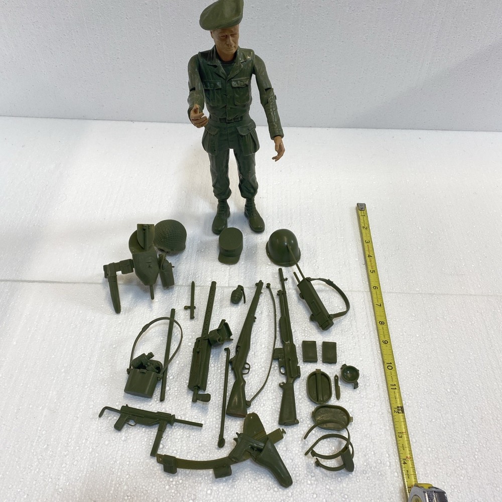 Y-678 VINTAGE 1960’S MARX “STONY” STONEWALL SMITH 12 INCH FIGURE & ACCESSORIES!
