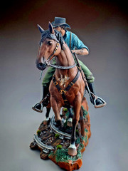 Red Dead Redemption 2 Arthur Morgan Horse Custom Hand Painted 3D Figure 25cm