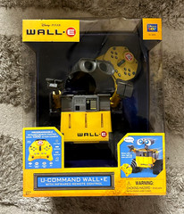 Disney Pixar U-Command Wall-E, Model 60261, NEW, SEALED, FRESH BATTERIES INCL