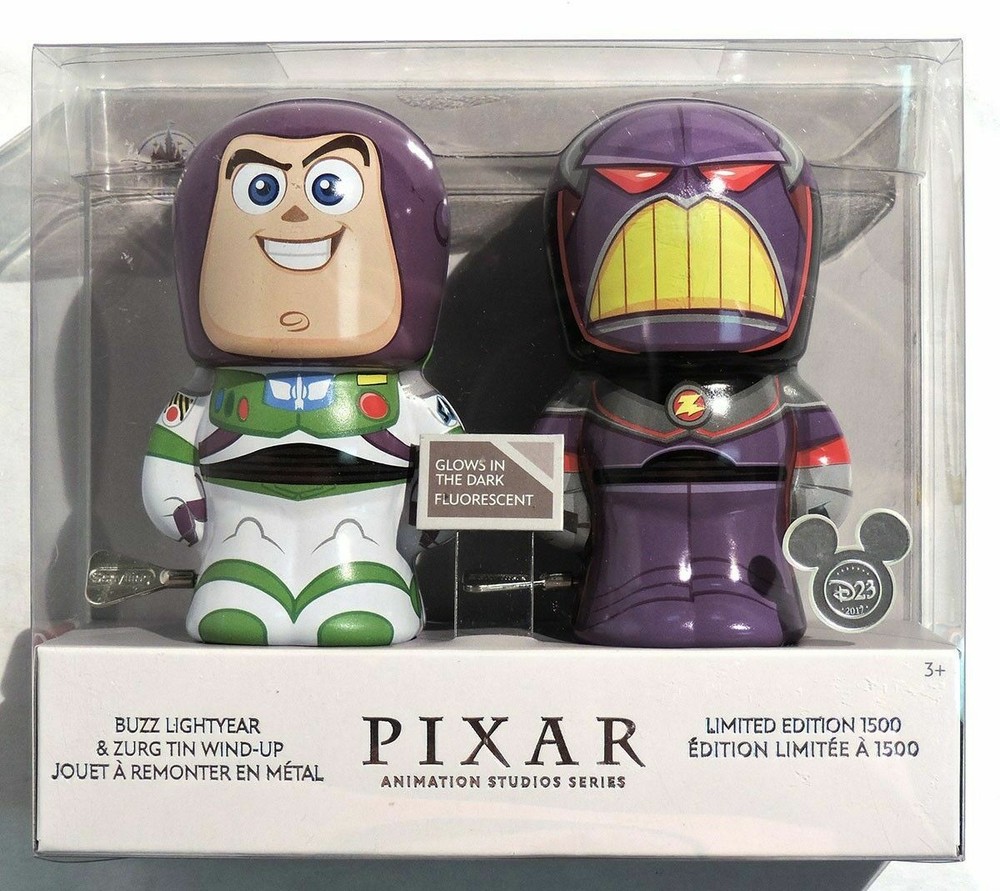 D23 2017 Expo Disney Store Toy Story Wind-Up Buzz Lightyear & Zurg LE 1500