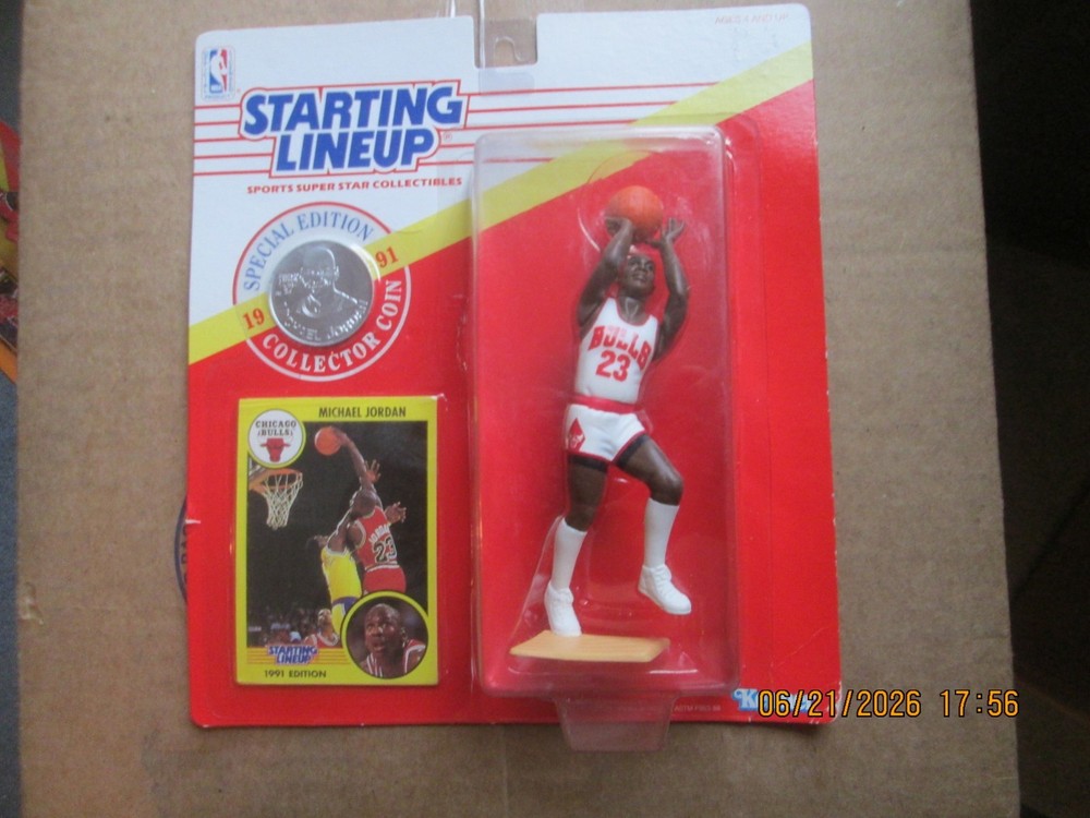 1991 MIchael Jordan Action Figure Kenner Starting Lineup bulls free shipping
