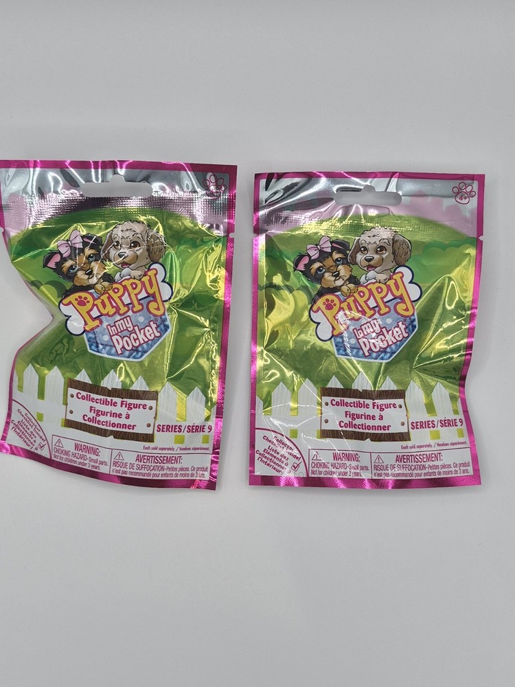 Puppy In My Pocket Unopened Series 9 Sealed Two Packages Just Play 2018