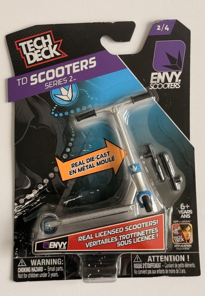 Tech Deck TD Scooters Series 2 Envy Scooter (2/4) Real Die-Cast Metal New