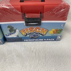 Lot Of 2 Fisch Microfigure 4 Packs. Sealed 2025 Red & Green