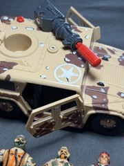 Military Muscle Men 1993 Original San Francisco Toymakers LOT W/ Weapons Hummer