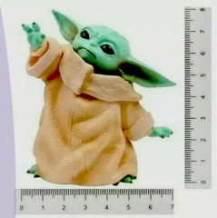 Grogu Baby With Gift Box Yoda The Child Mandalorian 8CM Action Figure Star Wars
