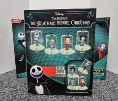 Lot of 3, DOMEZ Series 5 Nightmare Before Christmas Glow In the Dark Special