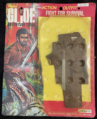 1970 Hasbro G.I. Joe Action Outfit Flight for Survival w/ Machete MOC # 7301 NOS