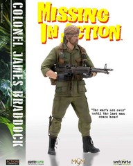 Missing En Colonel James Braddock Chuck Norris Standard Edition 1/6 Figure