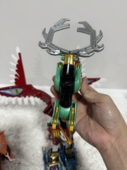 Bandai Power Rangers Wild Force Deluxe DX Isis Megazord (Gao Icarus) Complete