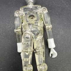 Micronauts Time Traveler Vintage Action Figure Clear 1976 H3B1