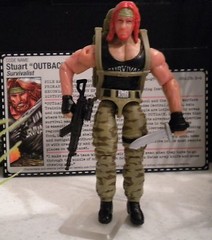 GI JOE ~ 2008 OUTBACK ~ ONLINE EXCLUSIVE DTC ~ 100% & CARD ~ SIM 1987