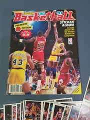 1990-91 PANINI NBA BASKETBALL COMPLETE SET ALBUM & STICKERS – Jordan – MINT