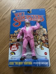 WWE Mattel LJN Superstars JESSE VENTURA Blue Card Target Series 2 RETRO WWF