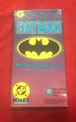 Vintage Metal Figures Set Batman – DC Heroes – Mayfair Games Inc. 1989
