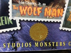 Universal Studios Monsters Collection Frankenstein Wolf Man Mummy 1997 Boxed New