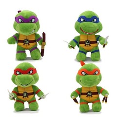 Teenage Mutant Ninja Turtles TMNT Plush Toy Leonardo Raphael Mikey Donnie