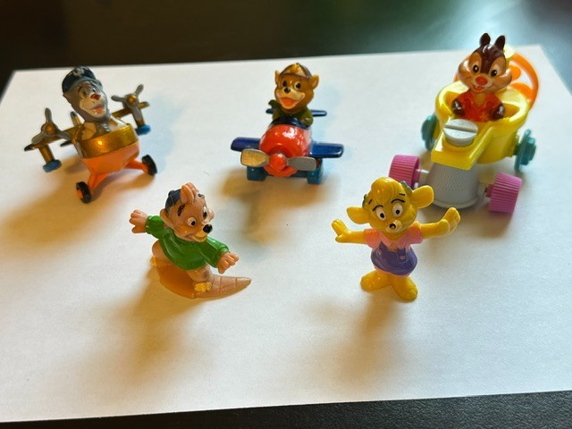 Vintage Fast-Food Toy Lot – Chipmonks