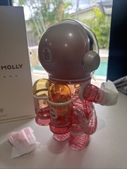 Authentic Popmart Mega Collection 400% Space Molly Soft Drink Series – Pink Lady