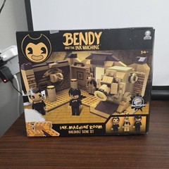Basic Fun Bendy and The Ink Machine Room Buildable Scene Set Action Figure