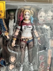 NEW MIB McFarlane DC Multiverse Collector Club Harley Quinn Joker Level 4 Set