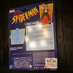 Marvel Legends Retro Hasbro J JONAH JAMESON 6 in Spider-Man NIB SEALED UNOPENED