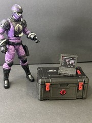 GI JOE COBRA CLASSIFIED 1:12 scale Computer Military Crate Laptop Scatter