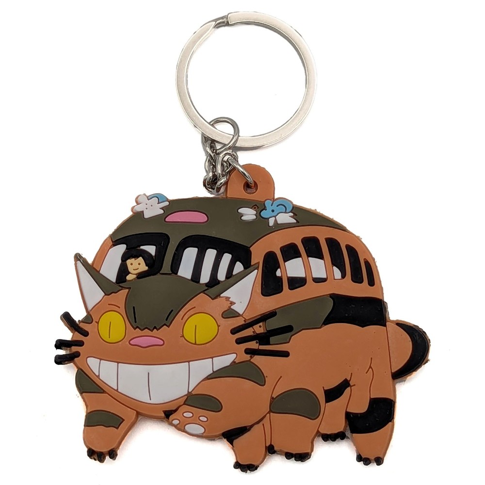 CATBUS DRIVING My Neighbor Totoro 1.5 in. Key Chain (Anime KeyChain Charm)