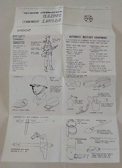 Vintage Marx Stony Smith Battling Soldier Paratrooper Action Figure ACCESSORIES