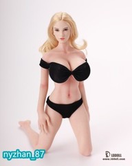 LDDOLL 29XL 1/6 Girl Seamless Body Steel Bone For 12″ Female Action Figure Head