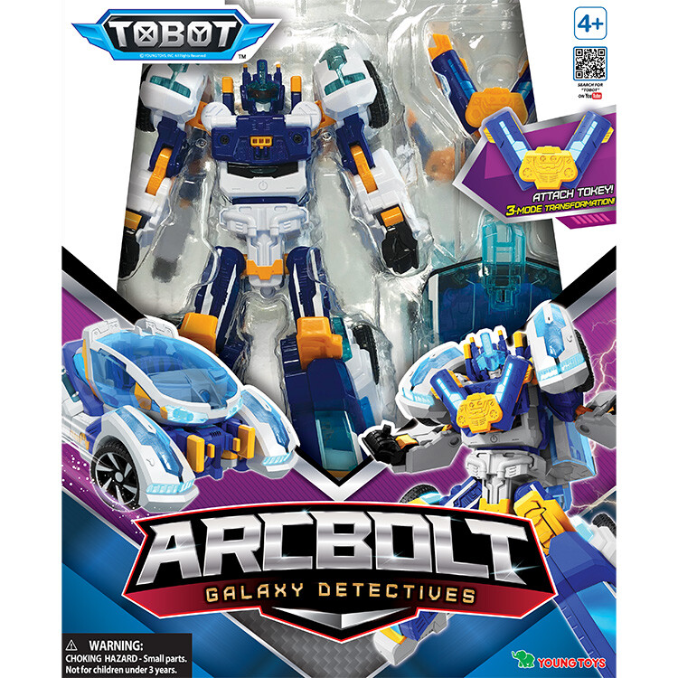 TOBOT V ARCBOLT Galaxy Detectives Transformer Vehicle Car Robot Young Toys New
